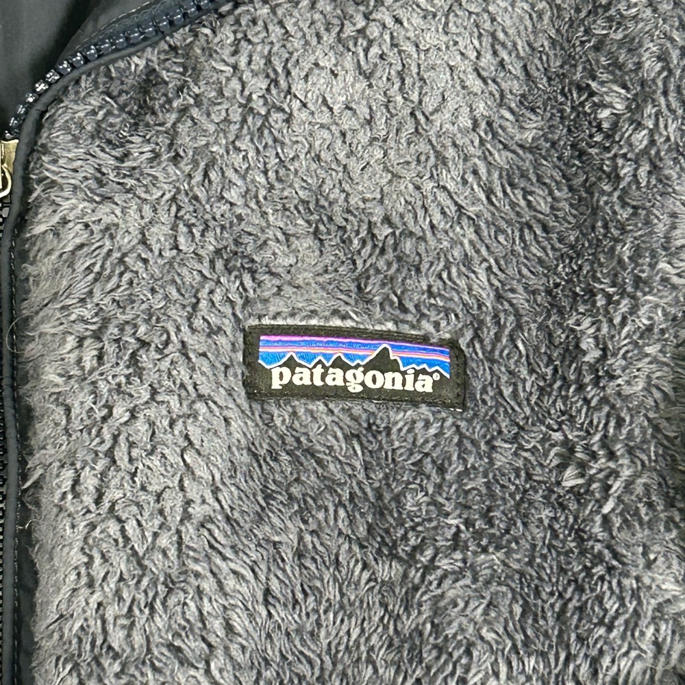 Patagonia Los Gatos Fleece Jacket Full Zip Soft Fuzzy Navy Blue Women’s Medium - Picture 2 of 9